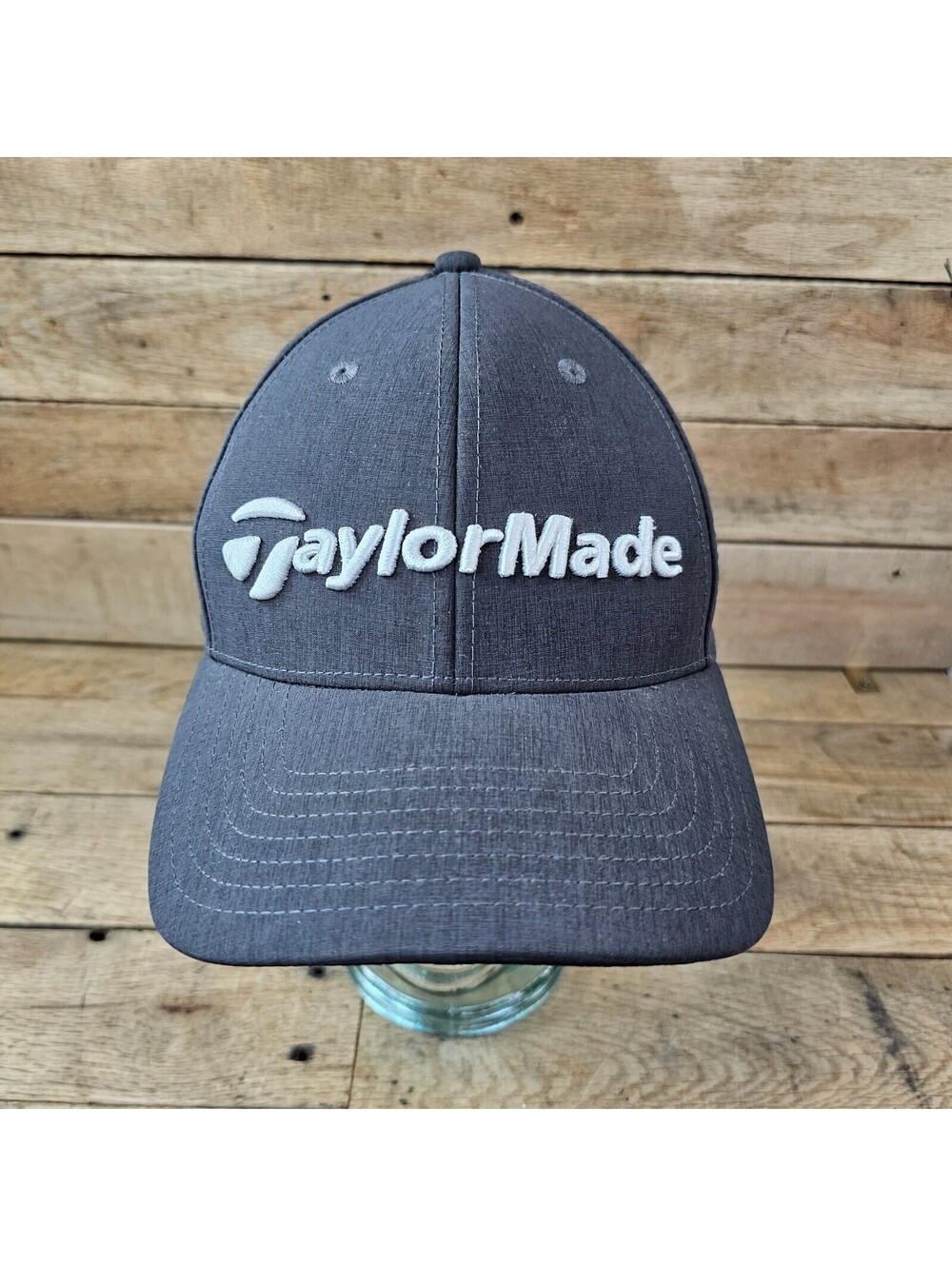 TaylorMade Golf Hat Gray Adjustable Performance Cap OSFA Adult Unisex